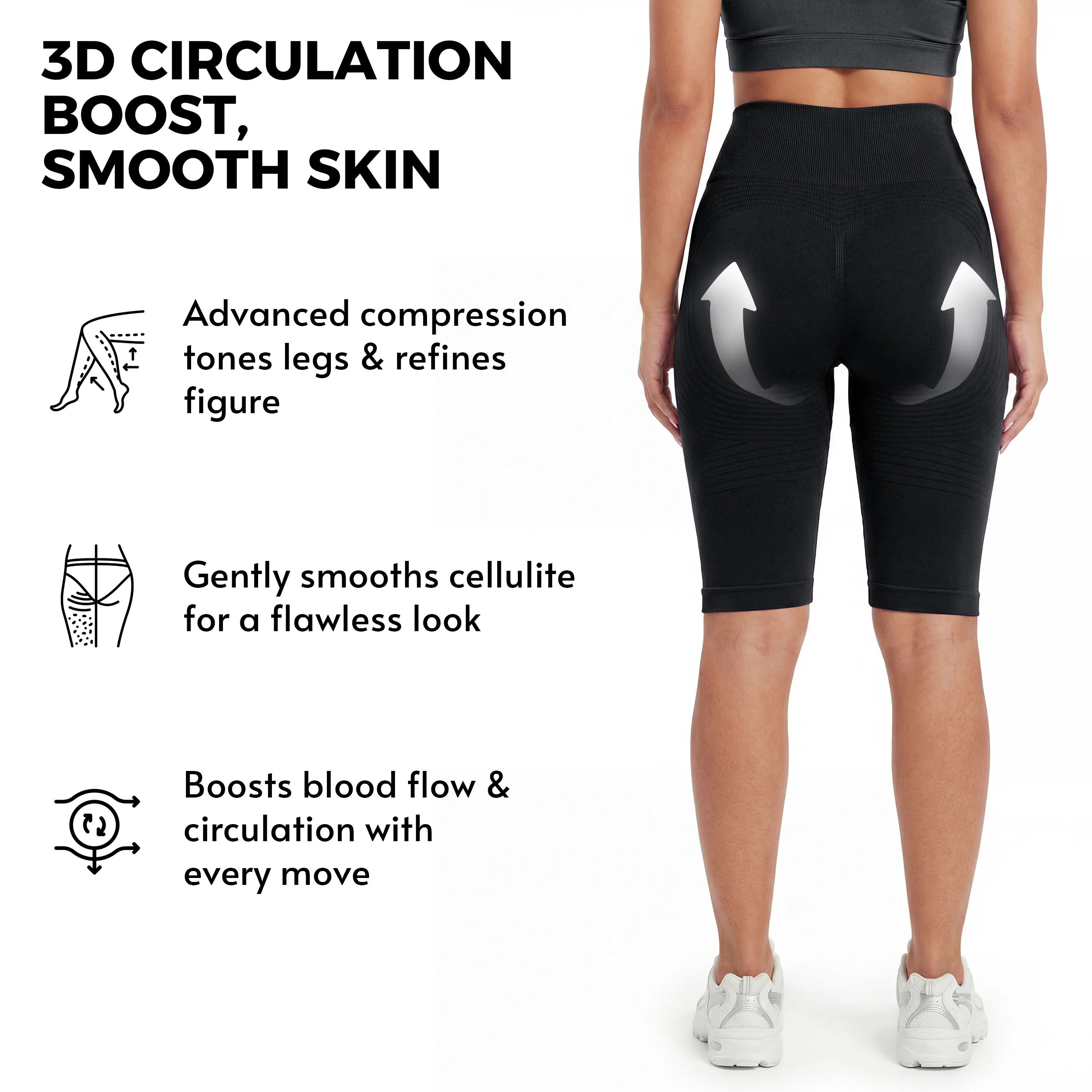 3D Anti-Cellulite Short Leggings - Image 10
