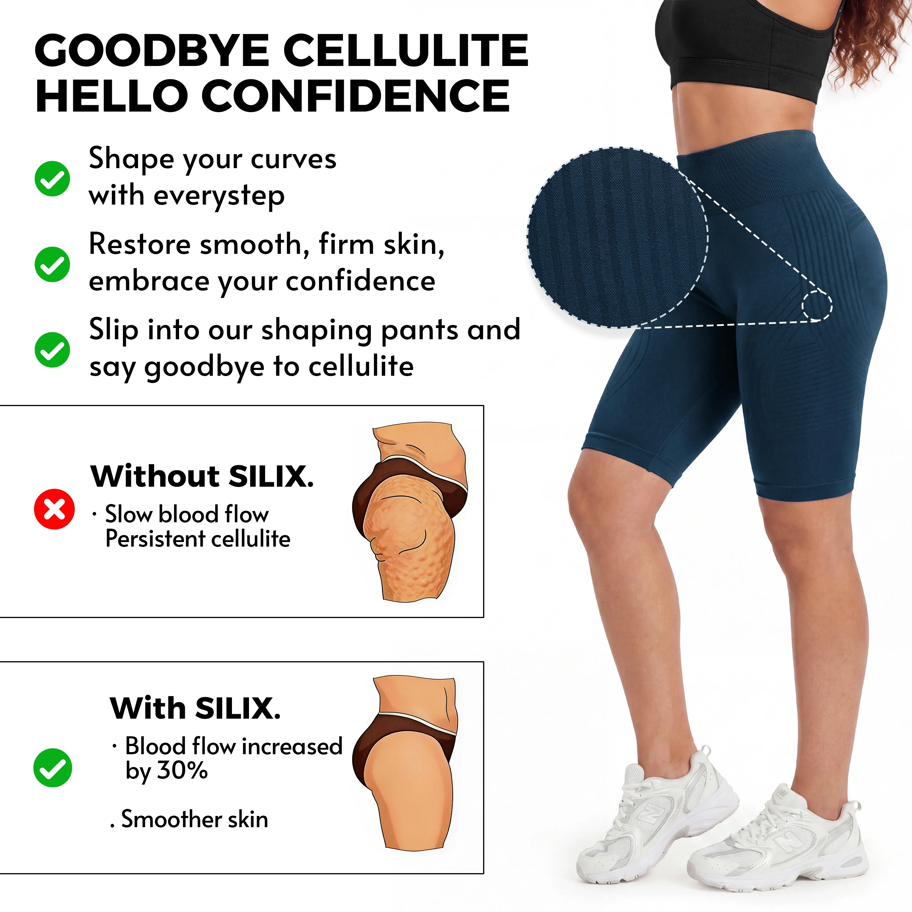 3D Anti-Cellulite Short Leggings - Image 15