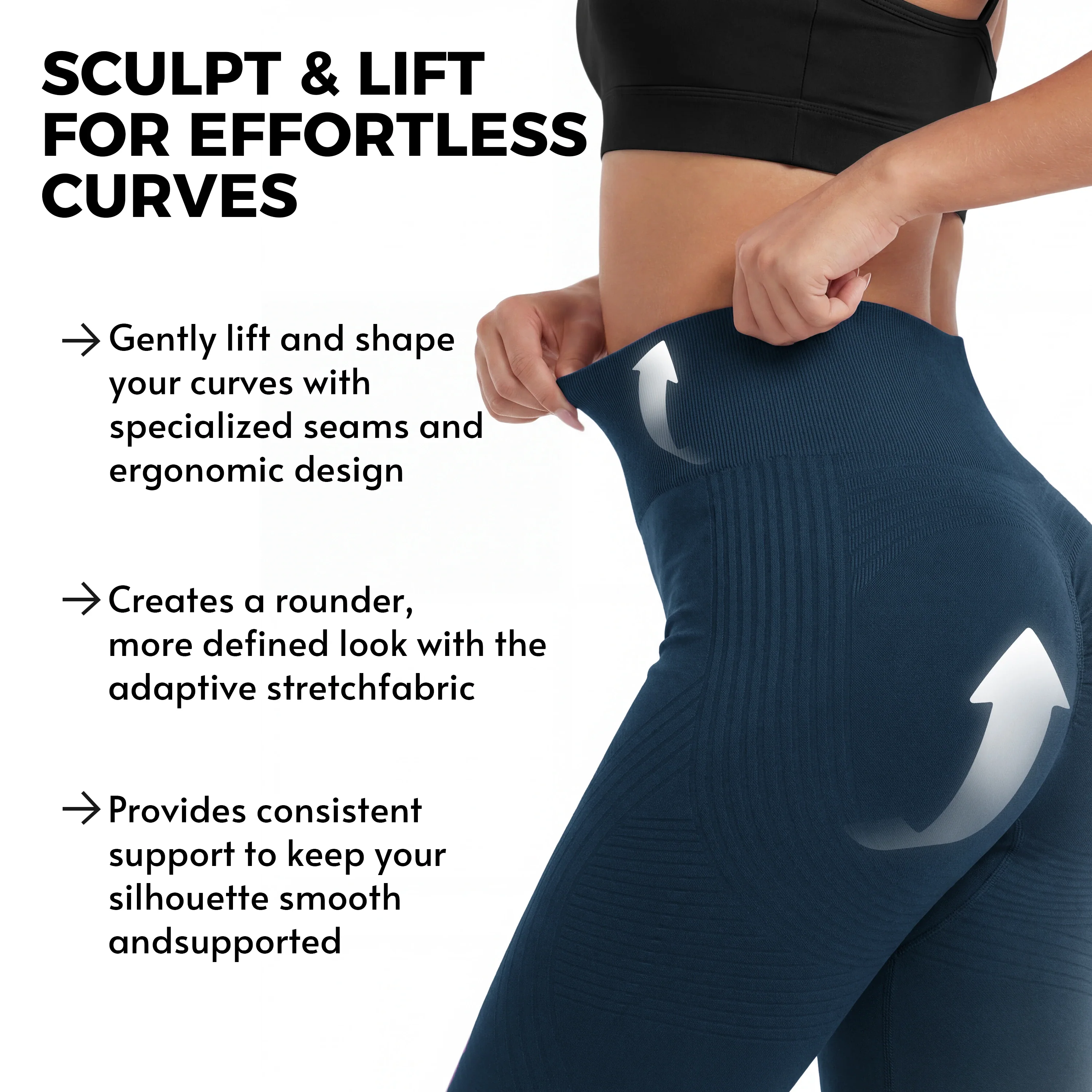 3D Anti-Cellulite Short Leggings - Image 17