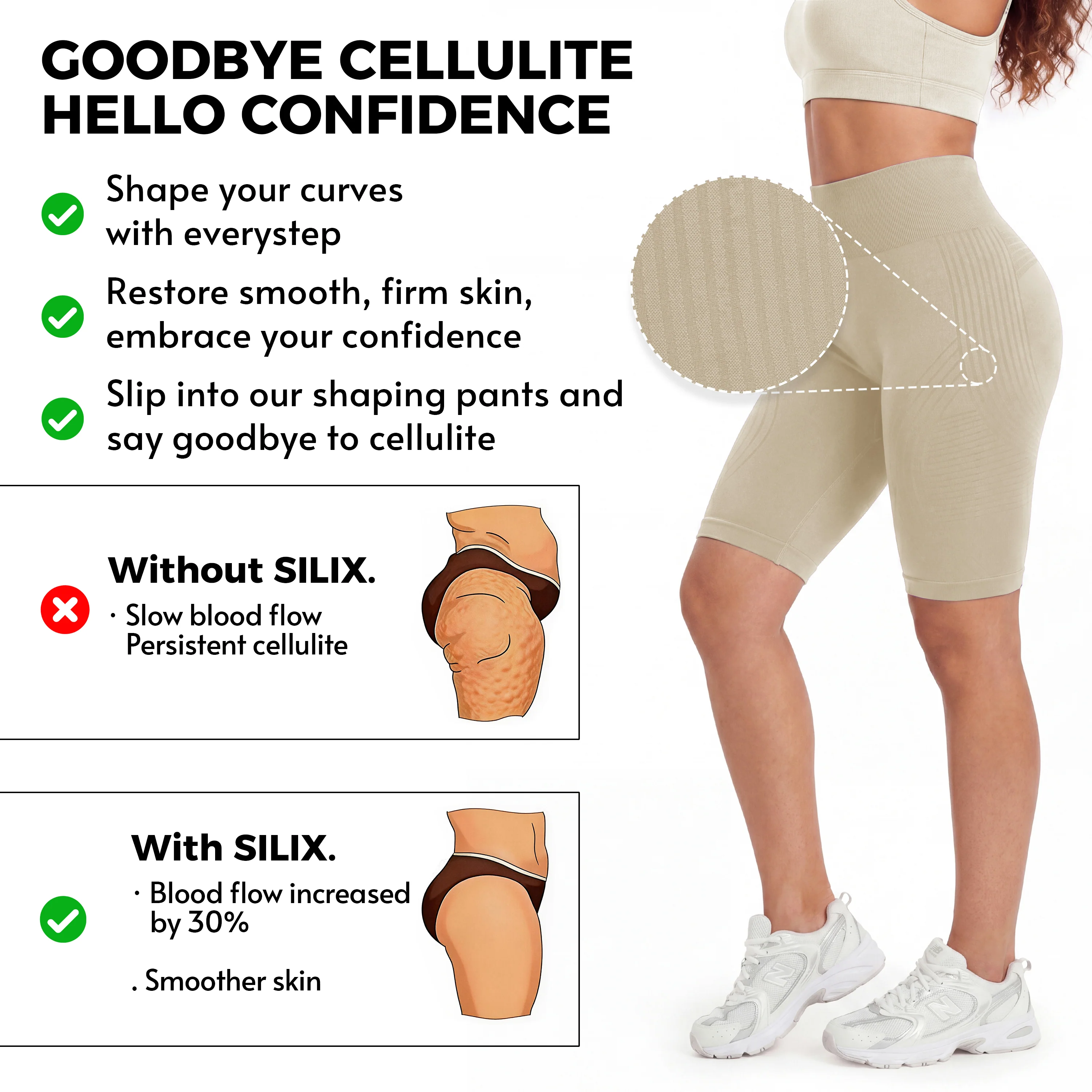 3D Anti-Cellulite Short Leggings - Image 30