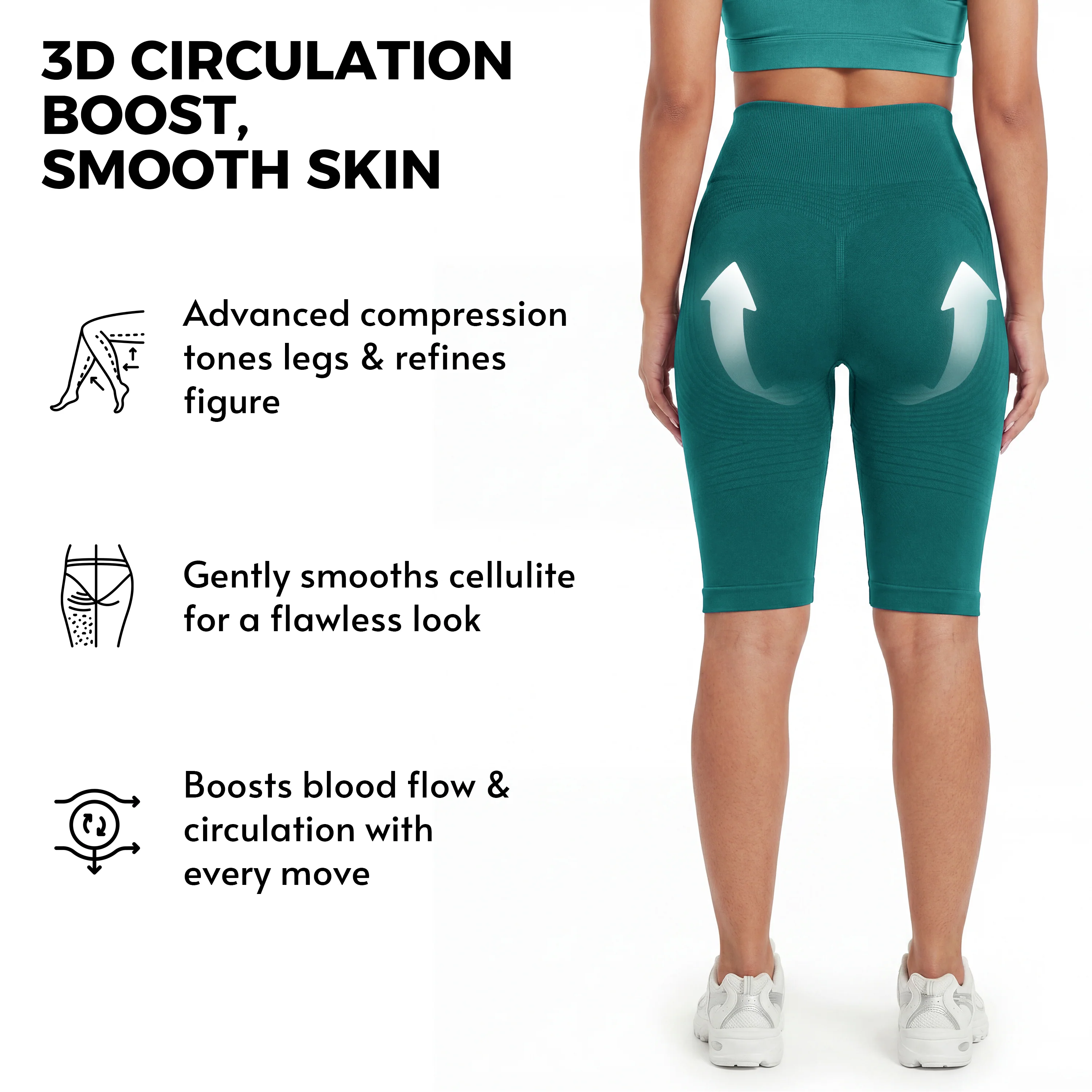 3D Anti-Cellulite Short Leggings - Image 38