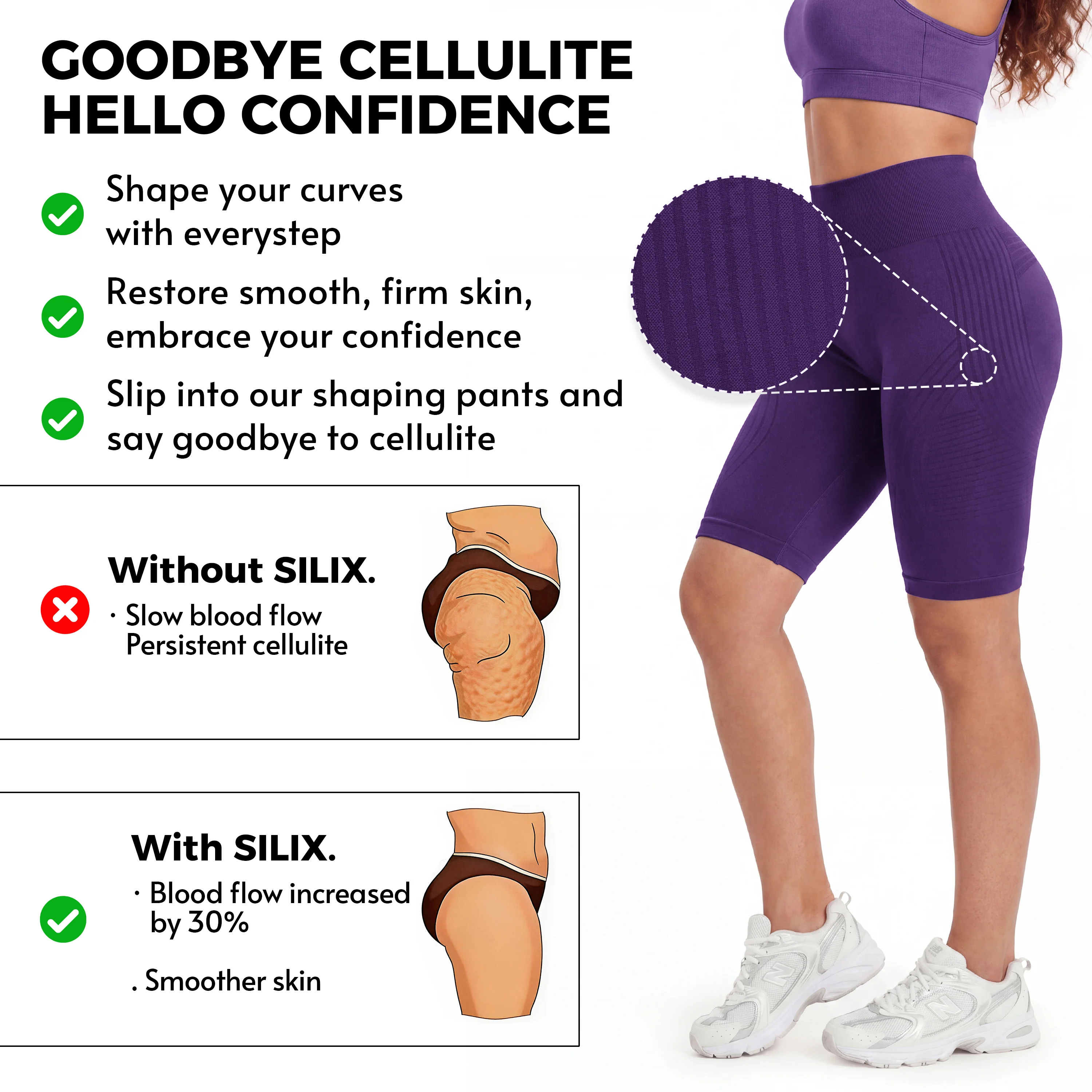 3D Anti-Cellulite Short Leggings - Image 44