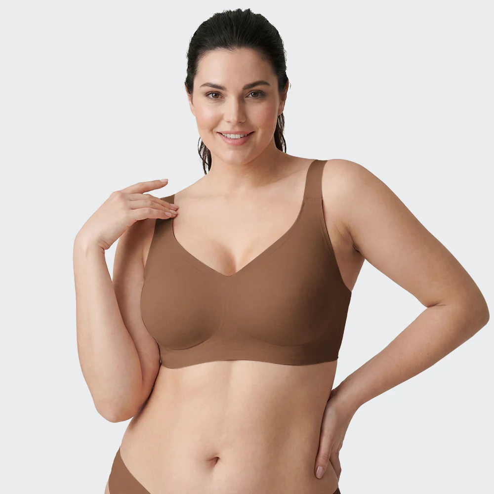 Buttery Soft Seamless Bra, 360° Jelly Support Full Coverage Bra for Fuller Bust - Image 12