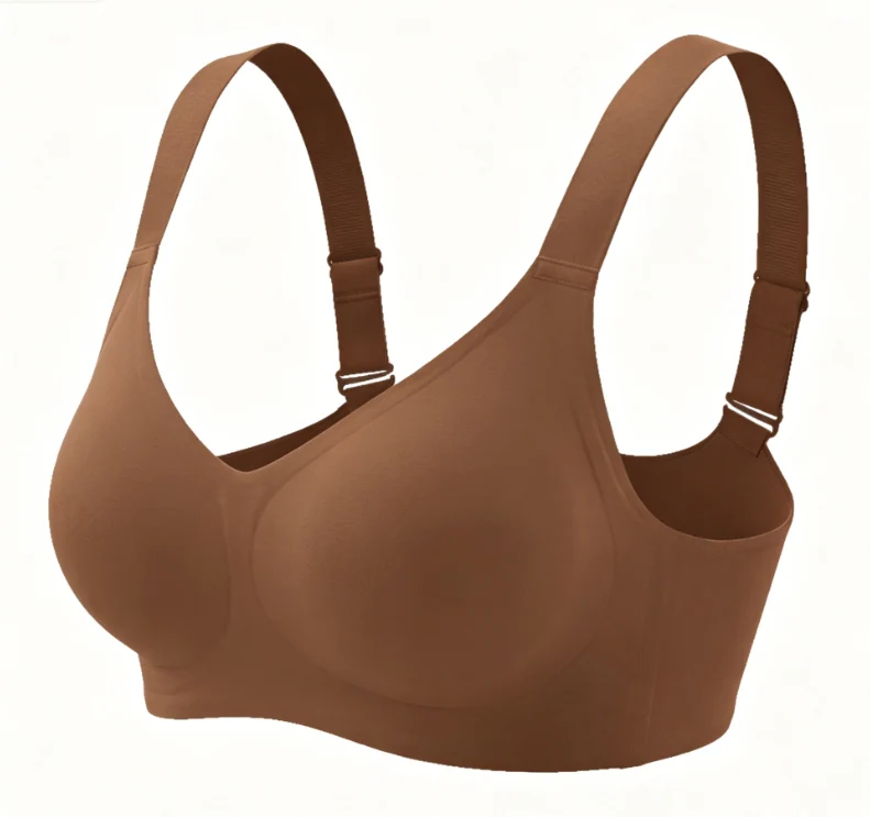 Buttery Soft Seamless Bra, 360° Jelly Support Full Coverage Bra for Fuller Bust - Image 4