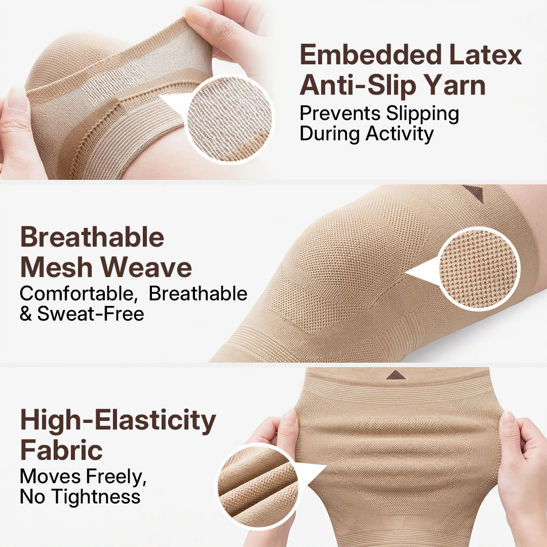 Silix™ 3D Compression Knee Sleeves –Say Goodbye to Saggy, Uneven-Looking Legs - Image 5