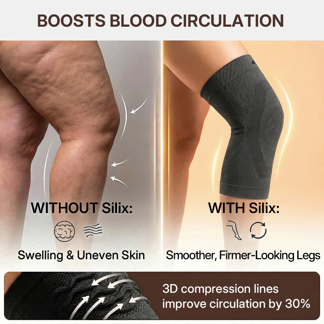 Silix™ 3D Compression Knee Sleeves –Say Goodbye to Saggy, Uneven-Looking Legs - Image 4