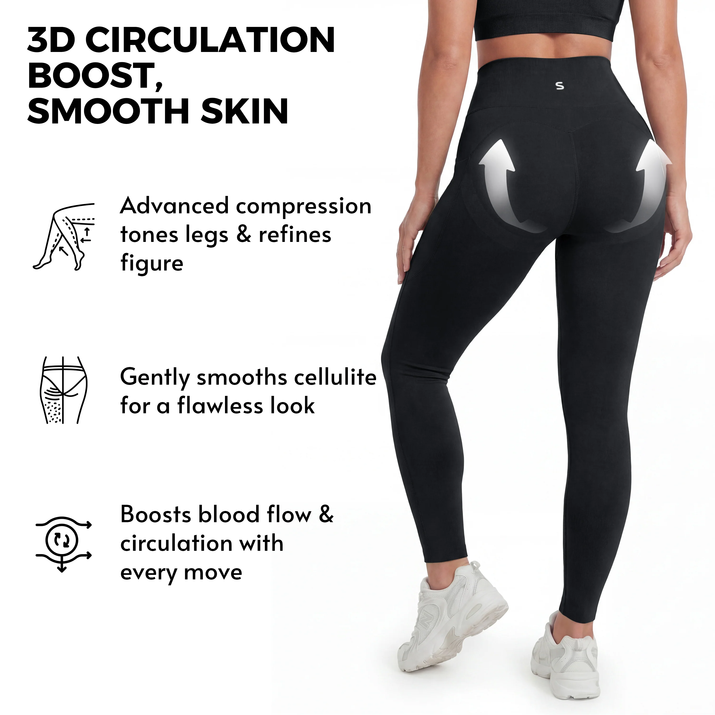 Silix Pocket 3D Anti-Cellulite Sculpting Leggings - Image 3